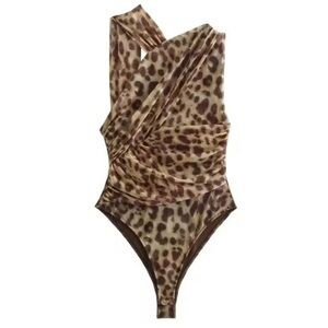 Zara Leopard Bodysuit